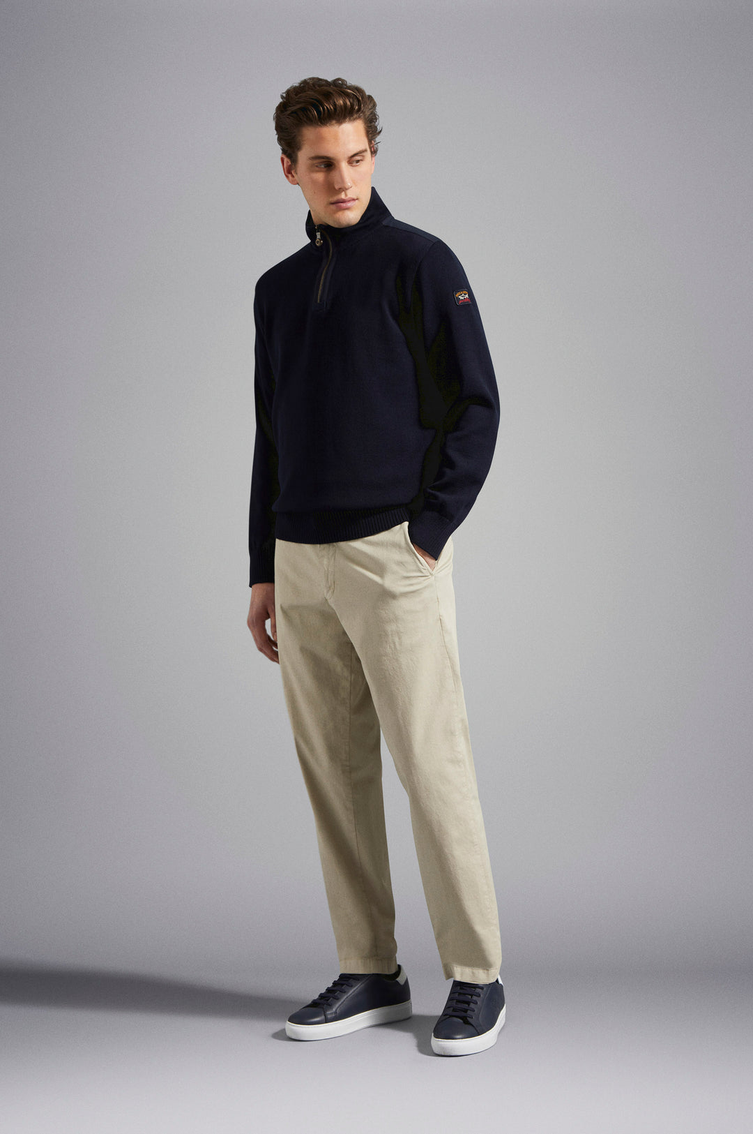 Paul & Shark Stretch Cotton Trousers | Beige
