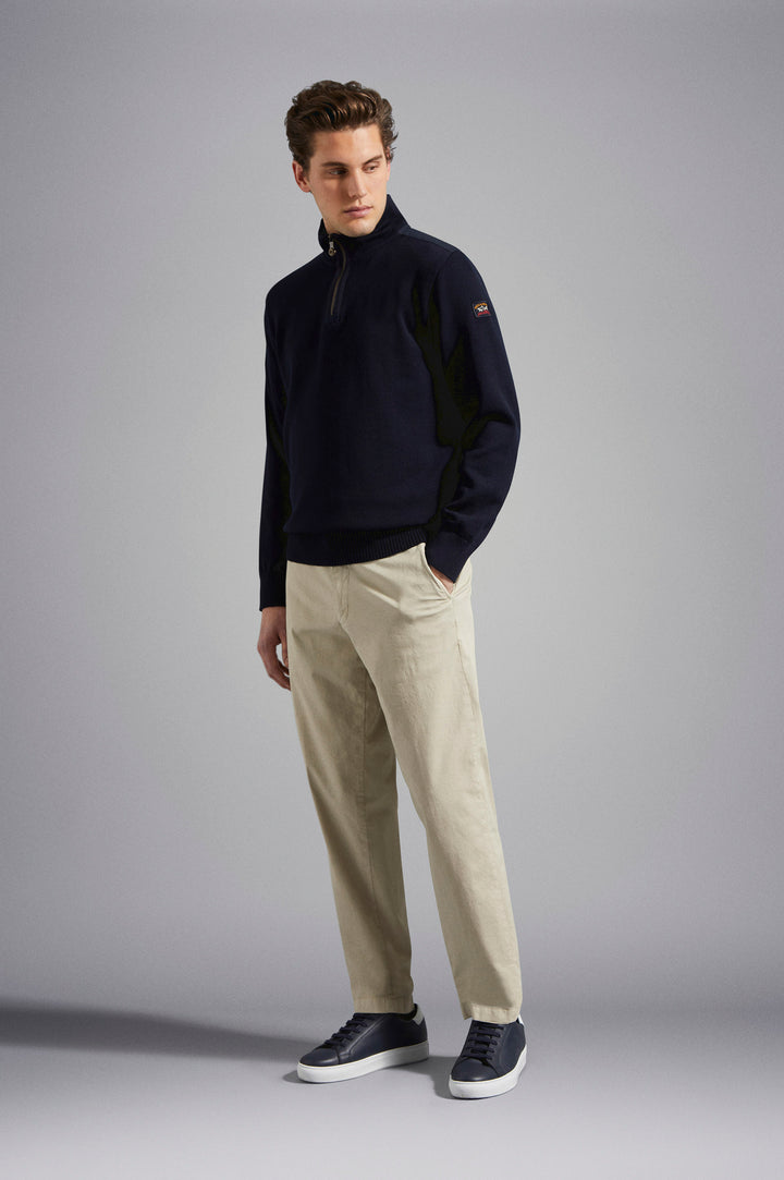Paul & Shark Stretch Cotton Trousers | Beige