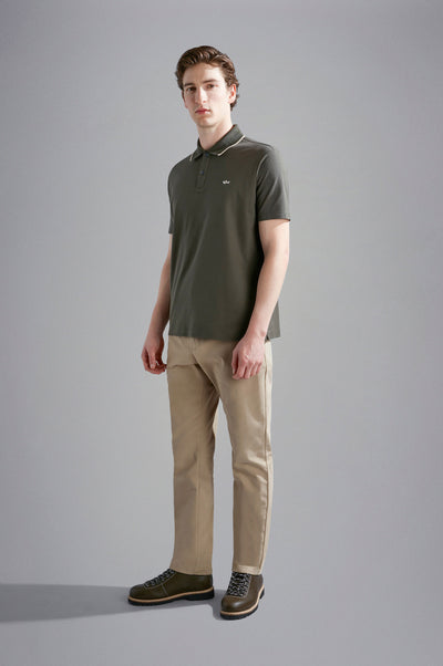 Paul & Shark Cotton Stretch Chino Trousers | Beige