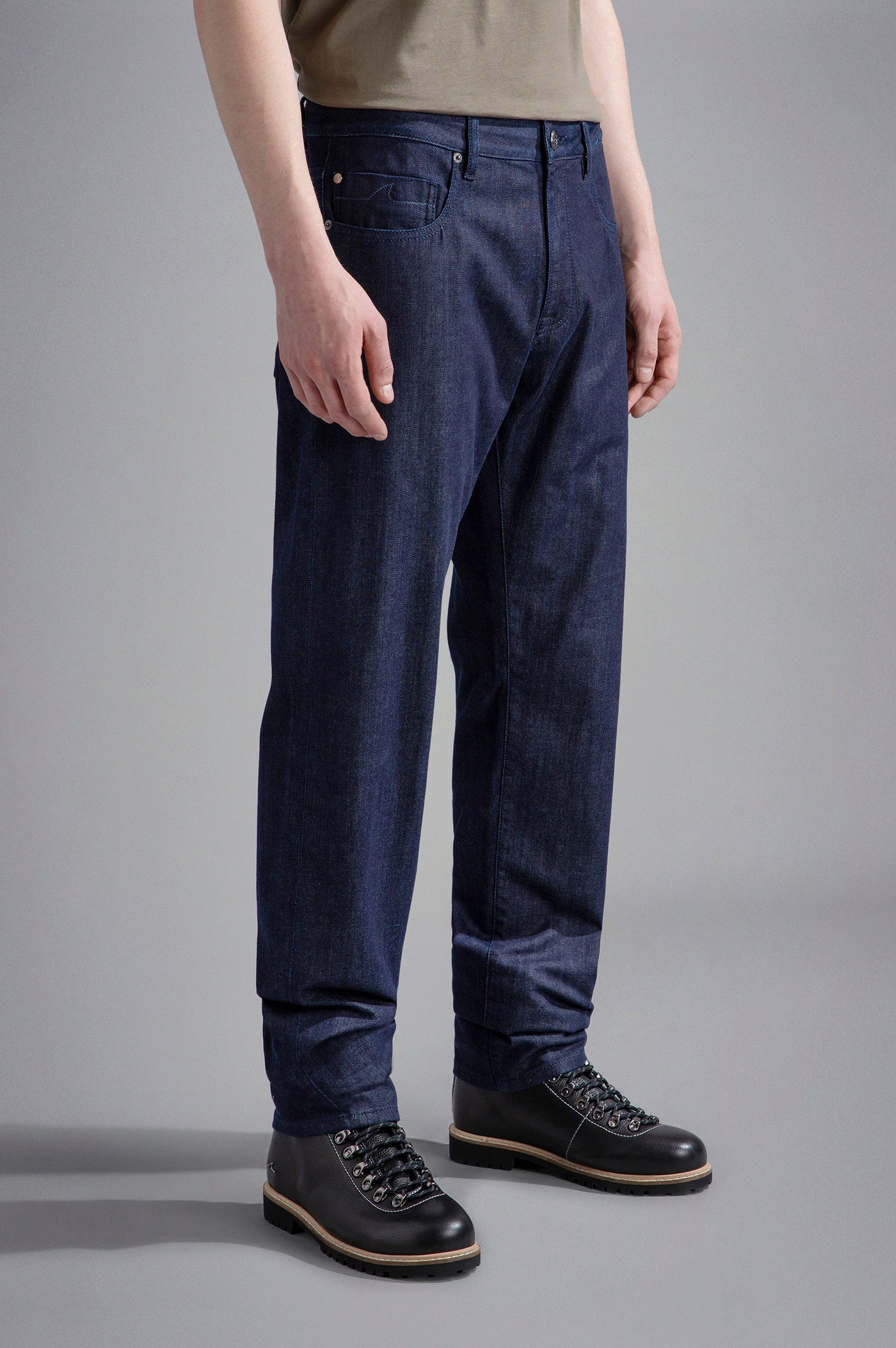 Paul & Shark Giza Cotton Denim Jeans | Navy