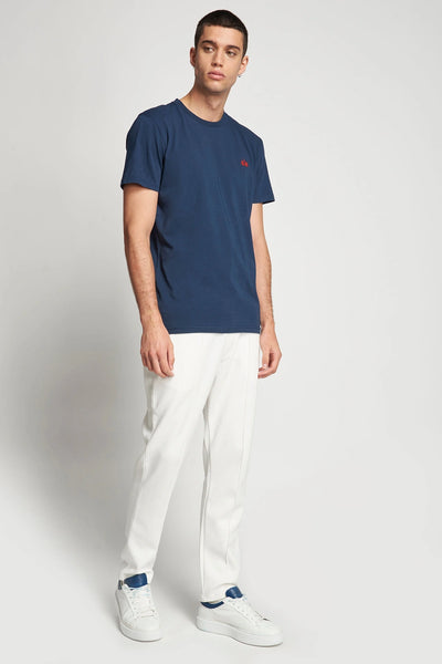 La Martina Men's T-shirt in Regular Fit-Serge | Navy