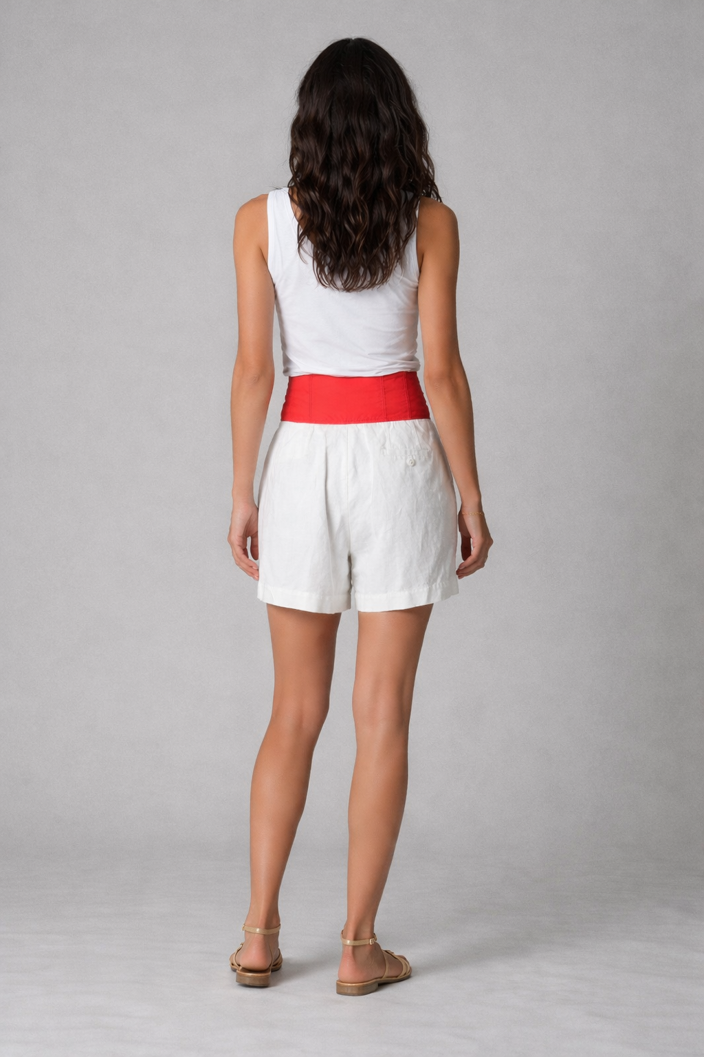 Armani Jeans Shorts | WHITE / RED