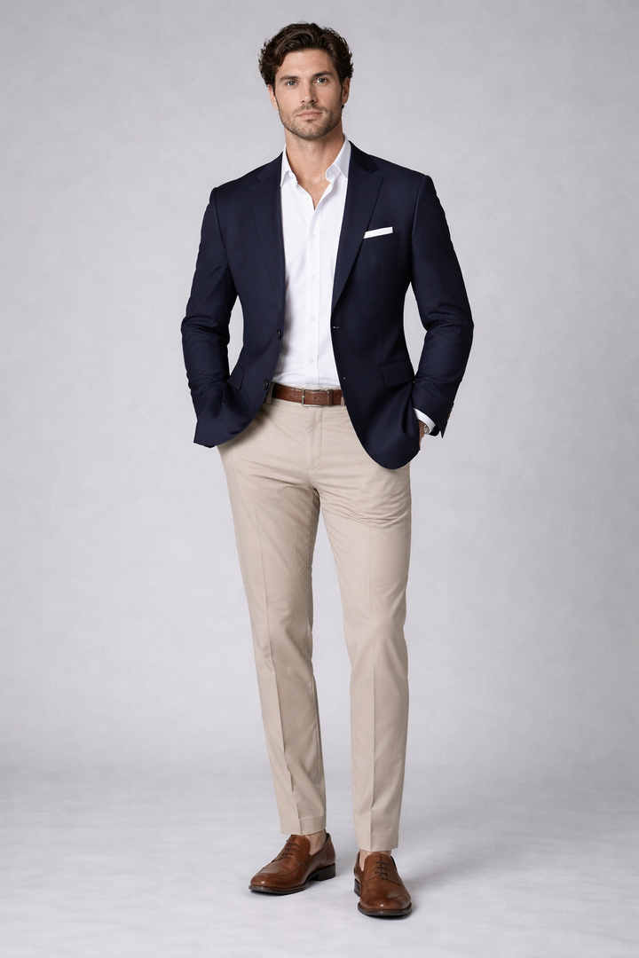 Corneliani Wool Blazer | Navy