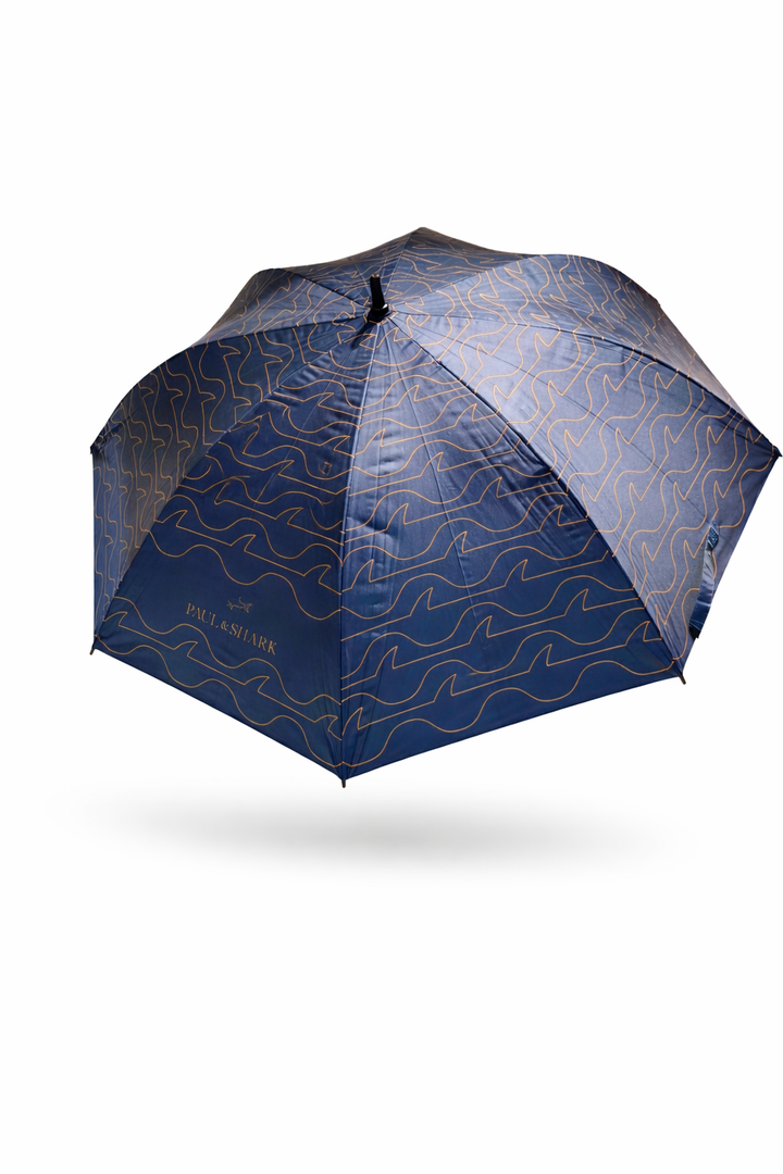 Paul & Shark Large Monogram Umbrella | Navy