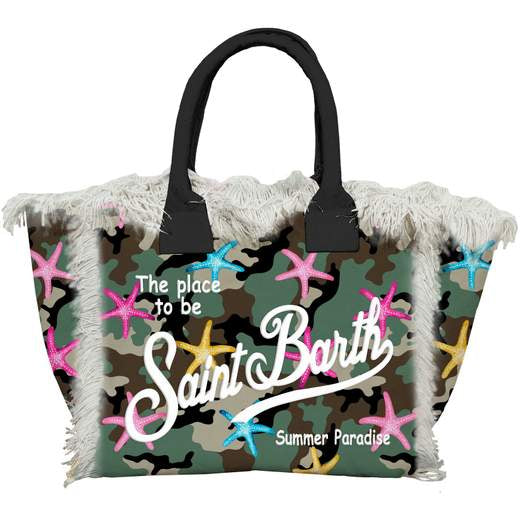 MC2 Saint Barth Vanity Borsa Canvas Bag | Camo Star