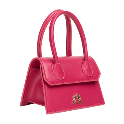 La Martina Leather Micro Bag-Heritage | Pink