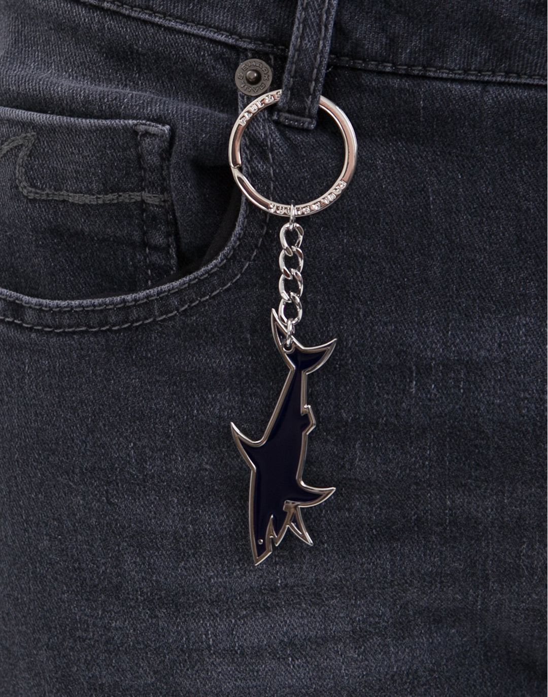 Paul & Shark Black Rivet Organic Stretch Denim | Grey