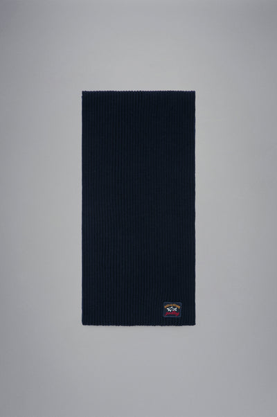 Paul & Shark Christmas Wool Scarf + Beanie Set | Navy