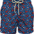 MC2 Saint Barth Lightweight Fabric Swim Shorts Lighting | Navy/Red
