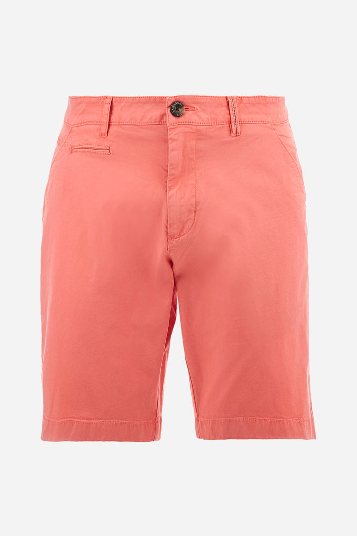 La Martina Regular Fit Cotton Twill Bermuda Shorts – Vardan | Coral