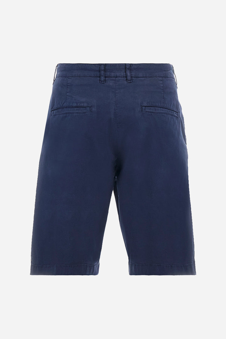 La Martina Regular Fit Cotton Twill Bermuda Shorts – Vardan | Navy