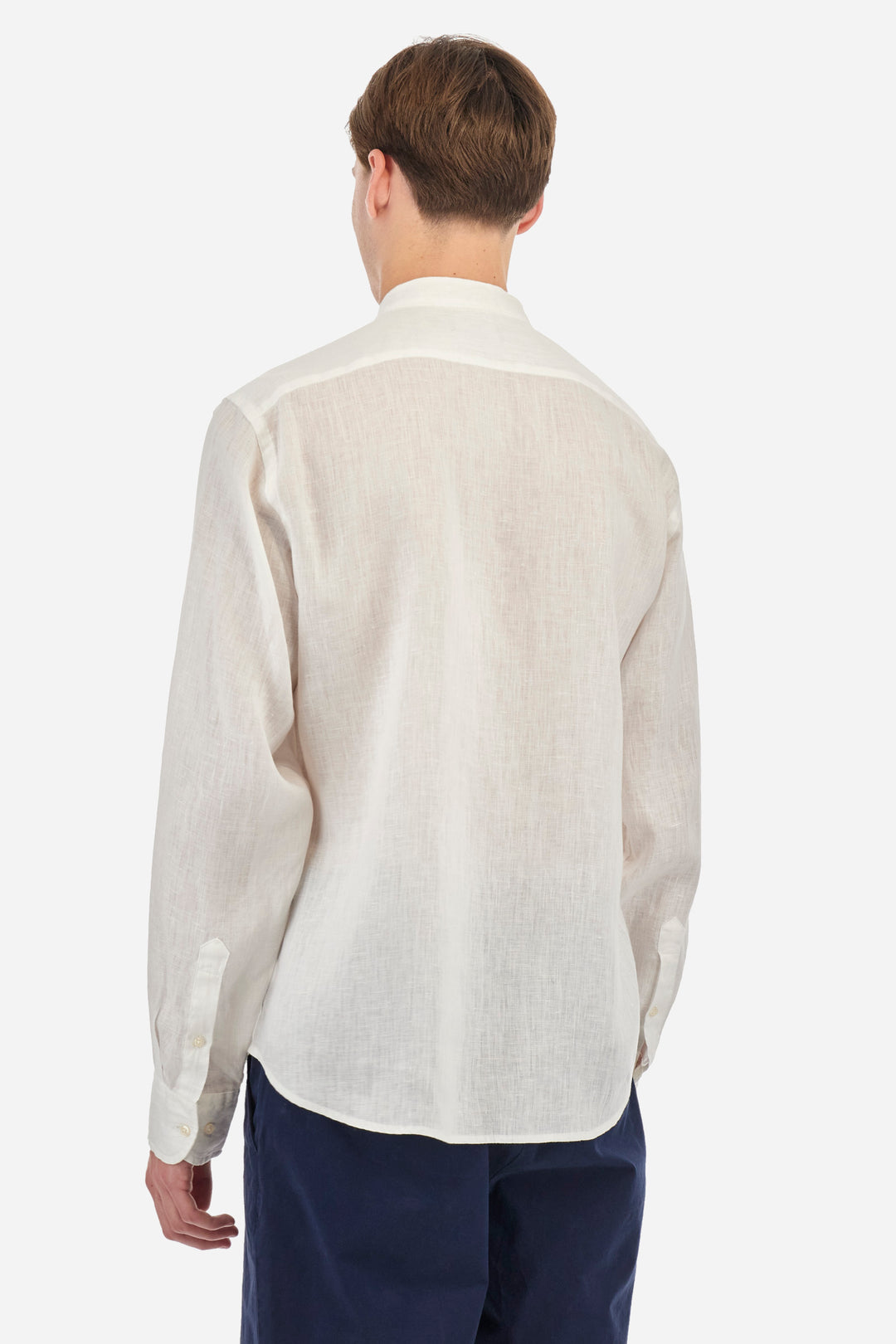 La Martina Regular Fit Linen Canvas Shirt – Yasr | White
