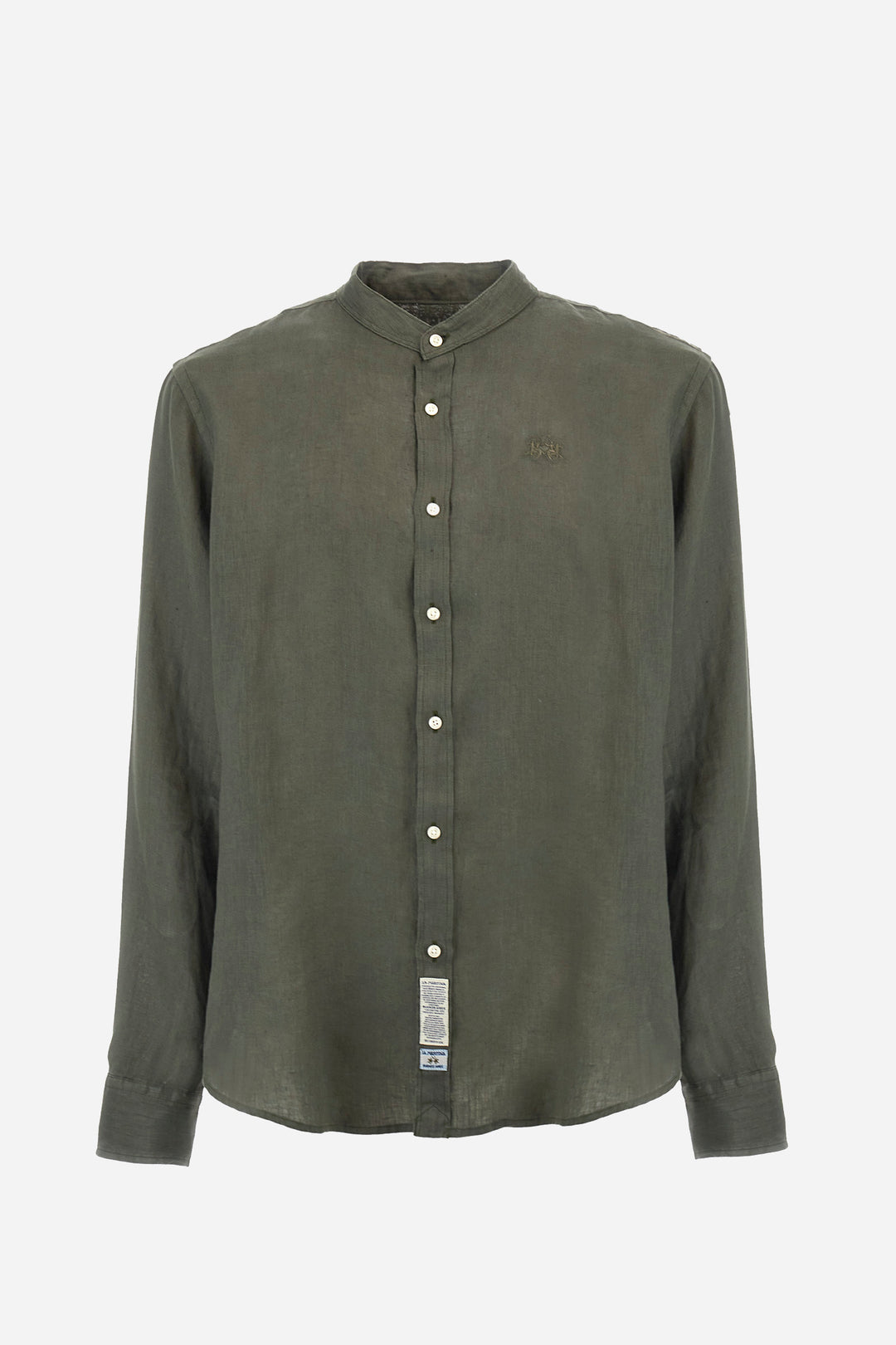 La Martina Regular Fit Linen Canvas Shirt – Yasr | Olive