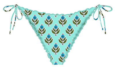 MC2 Saint Barth Women's Frou Frou Triangle Bikini and Bottom | Sky Blue