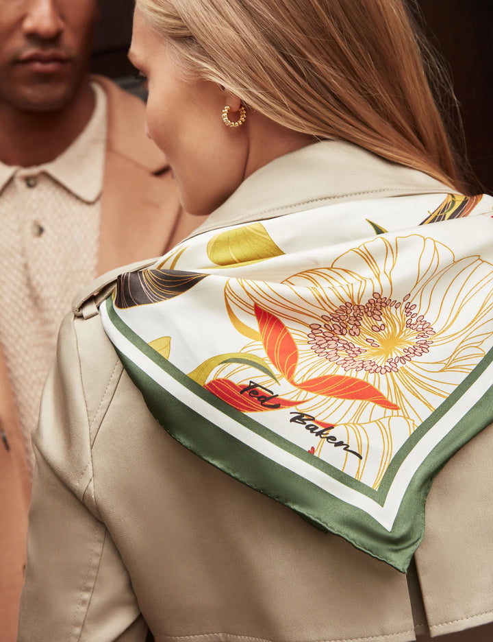 Ted Baker Arytha Cotton Twill Belted Trench Coat | Camel