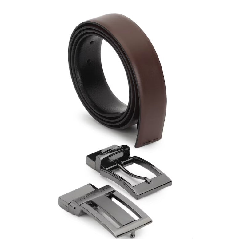 Ted Baker Wilmer Belt in A Box | Black/Brown