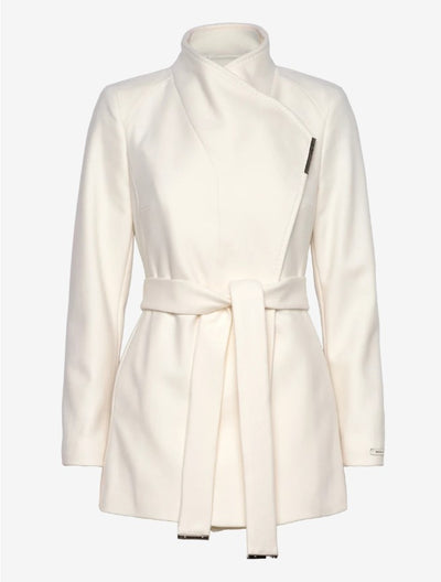 Ted Baker Rosess Wool Wrap Short Coat | Ivory