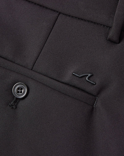 Paul & Shark Dynamic Stretch Nylon Regular fit Chino with Shark Fin | Black