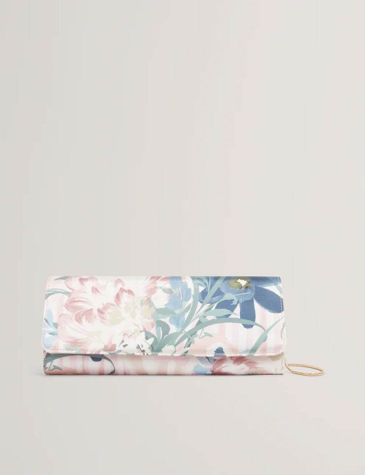 Ted Baker Meelena Floral Printed Baguette Clutch Bag | Multicolor