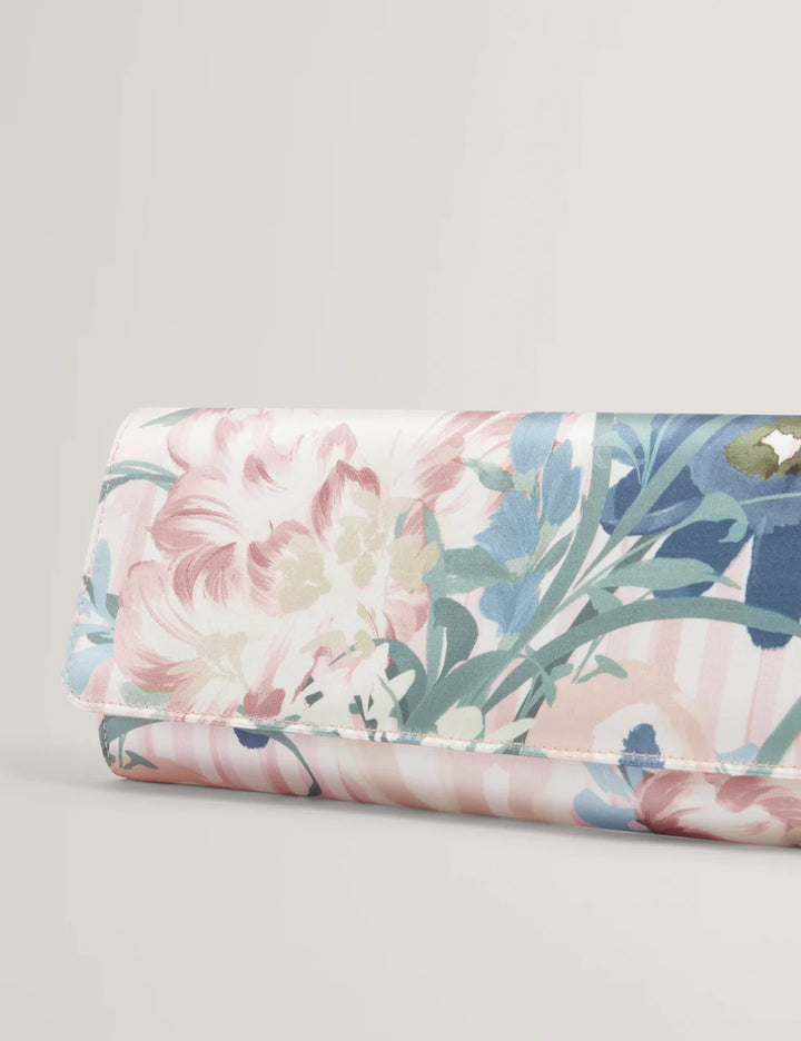 Ted Baker Meelena Floral Printed Baguette Clutch Bag | Multicolor