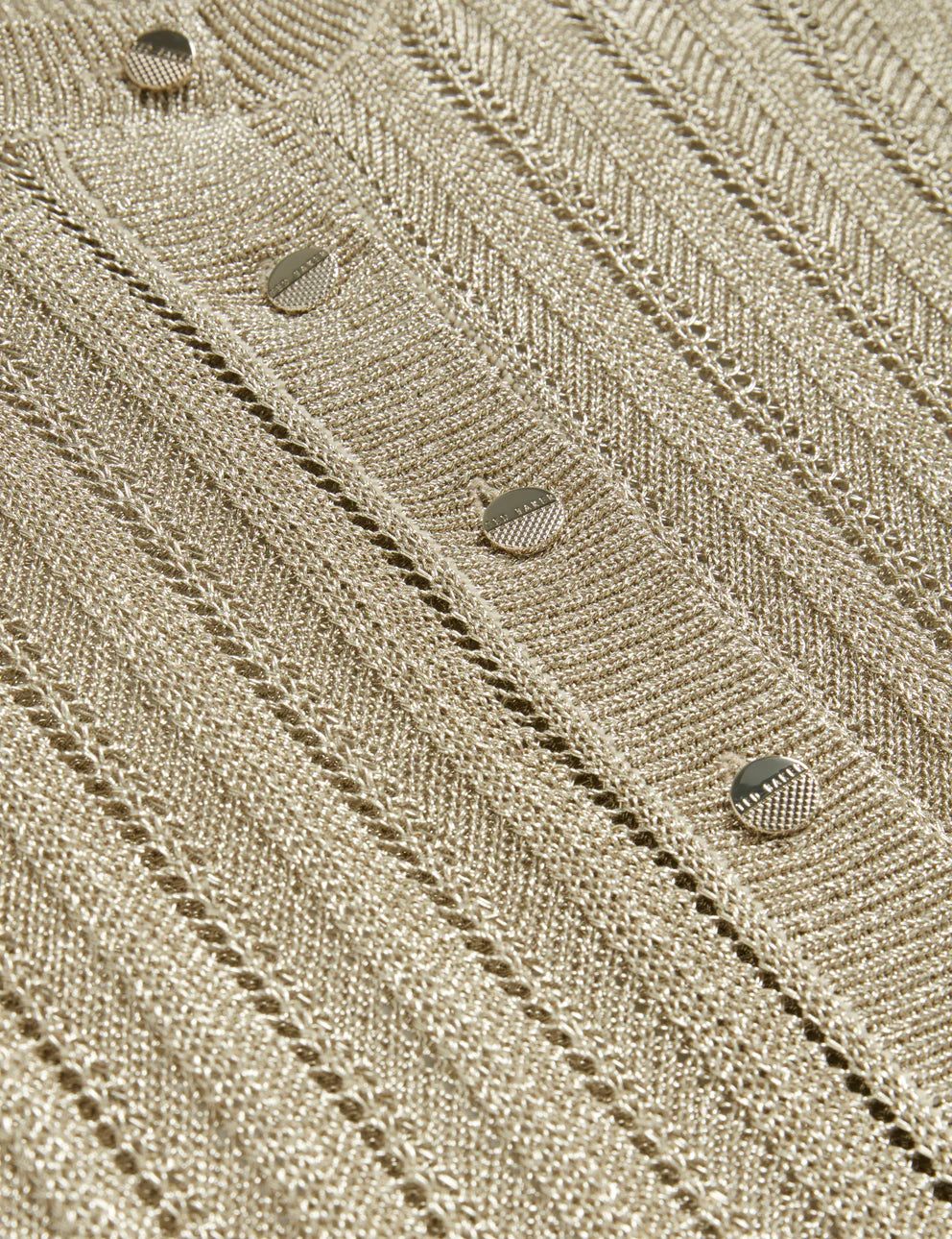 Ted Baker Hellenn Ribbed Cardigan | Gold