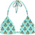 MC2 Saint Barth Women's Frou Frou Triangle Bikini and Bottom | Sky Blue