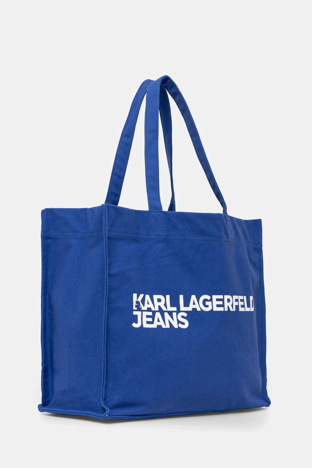 Karl Lagerfeld Logo Shopper Canvas Bag | Blue