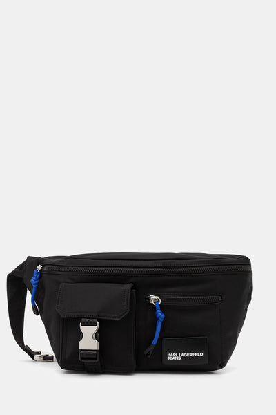 Karl Lagerfeld Utility Nylon BumBag | Black