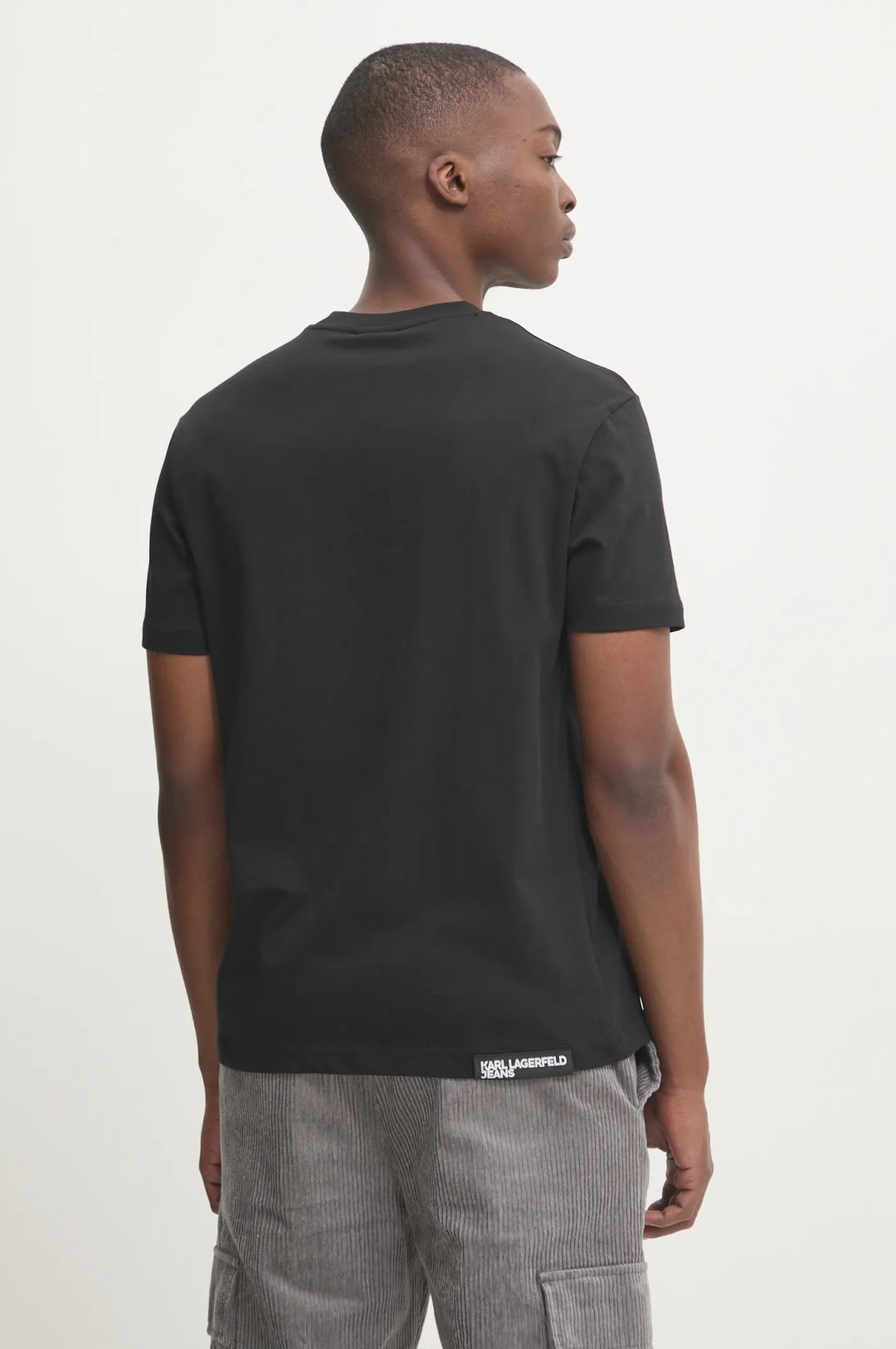 Karl Lagerfeld Regular Fit Logo T-shirt | Black