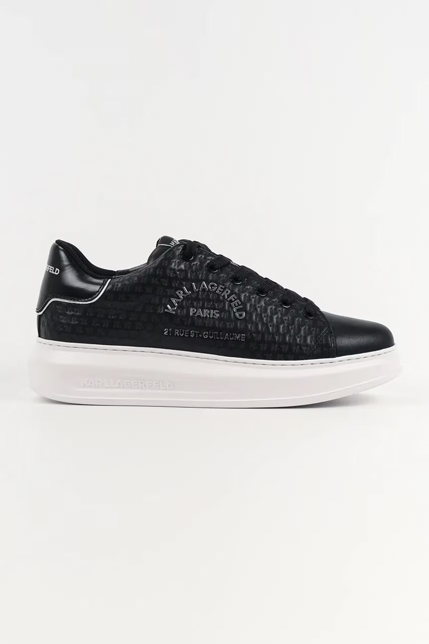 Karl Lagerfeld Kapri Microgram Men's Sneakers | Black