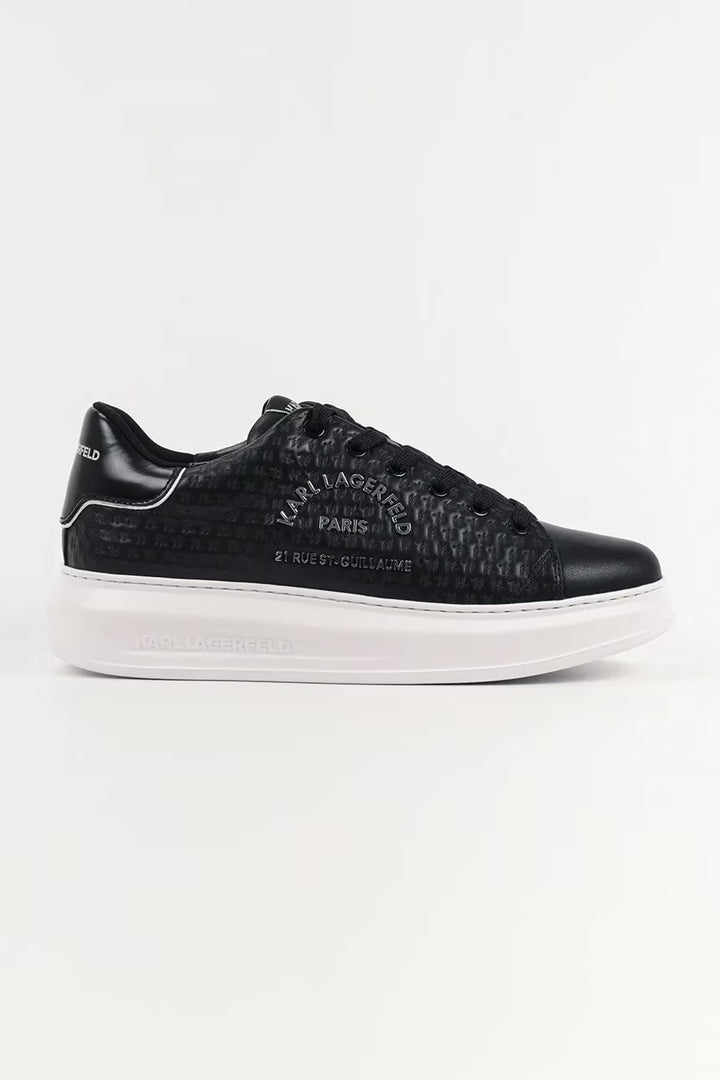 Karl Lagerfeld Kapri Microgram Men's Sneakers | Black
