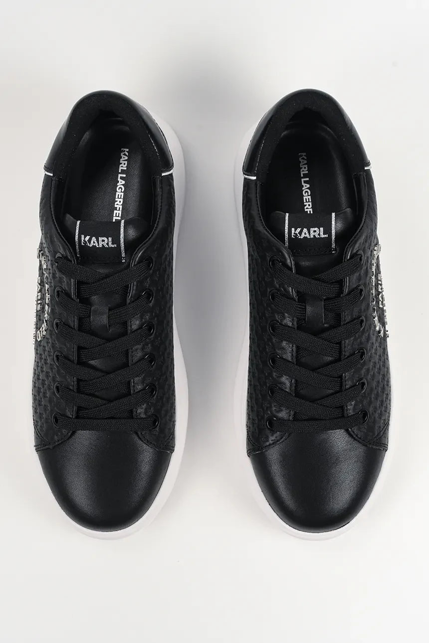 Karl Lagerfeld Kapri Microgram Men's Sneakers | Black