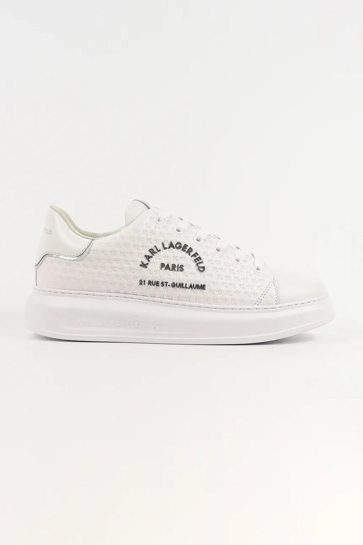 Karl Lagerfeld Kapri Microgram Men's Sneakers | White