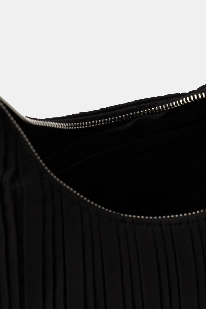 Karl Lagerfeld Small Hobo Pleated Bag | Black