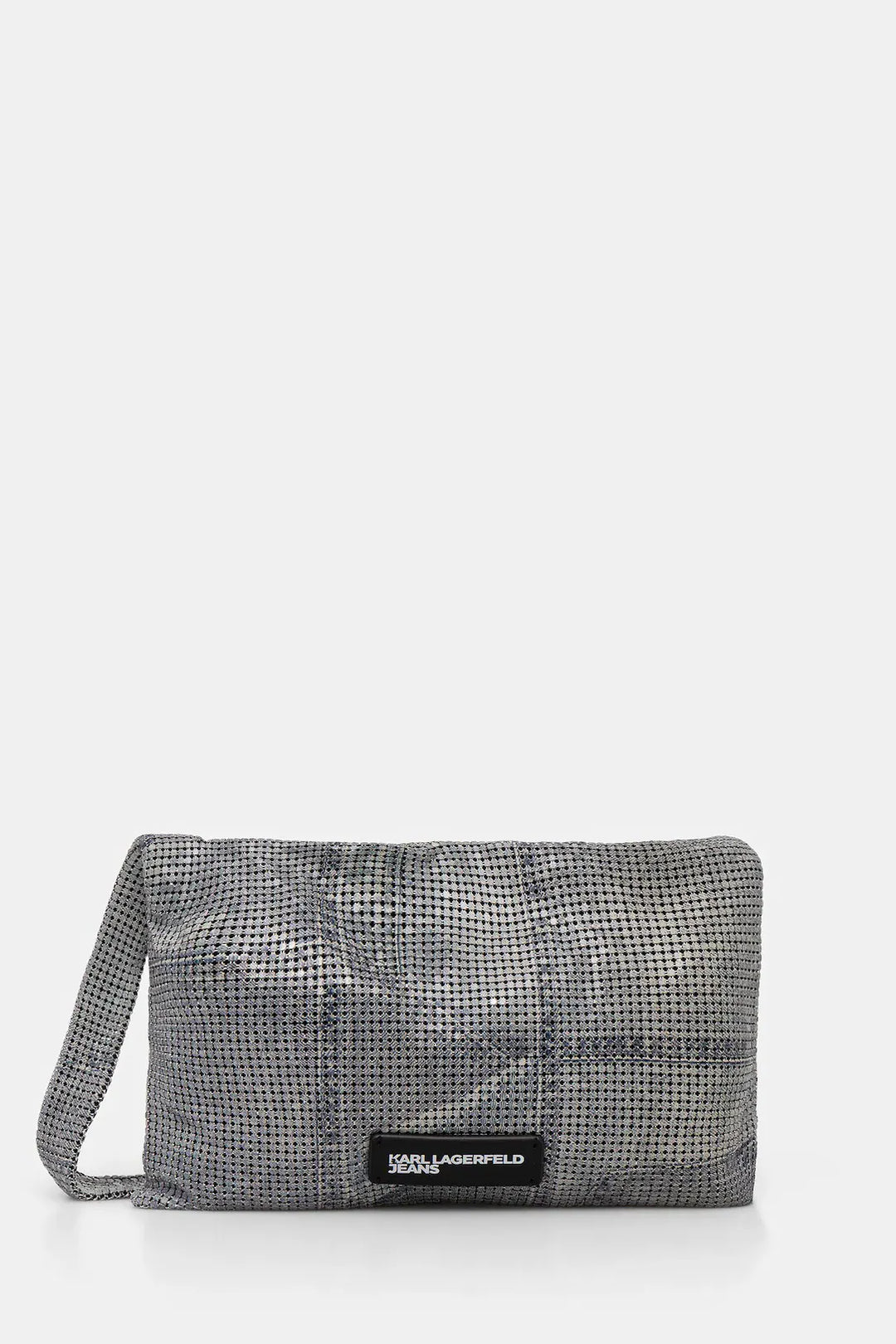Karl Lagerfeld Chainail Shoulder Bag | Silver