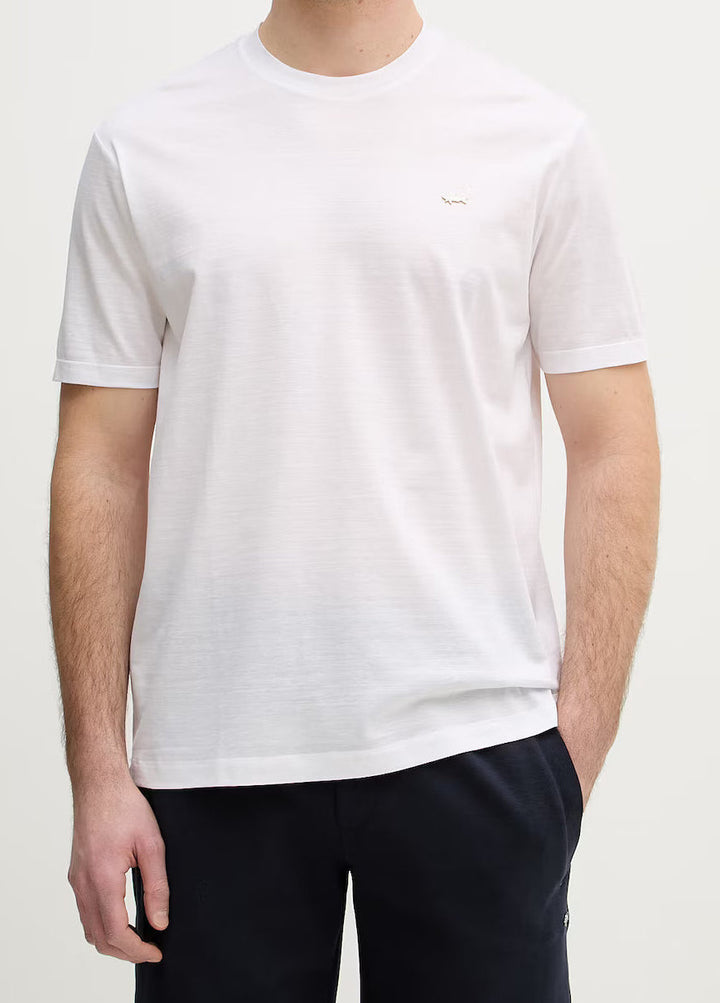 Paul & Shark Double Mercerised Cotton Jersey T-shirt | White