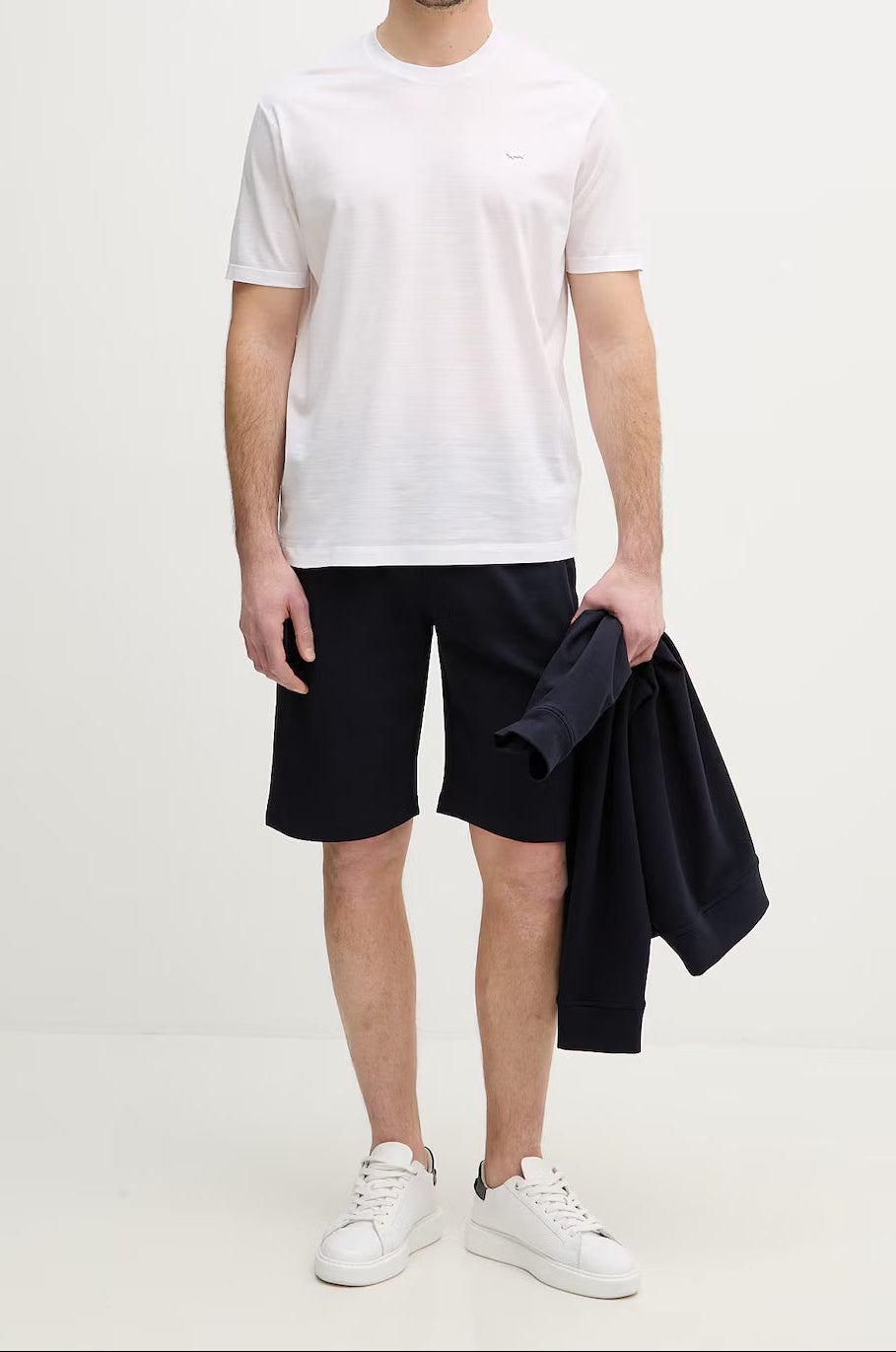 Paul & Shark Double Mercerised Cotton Jersey T-shirt | White