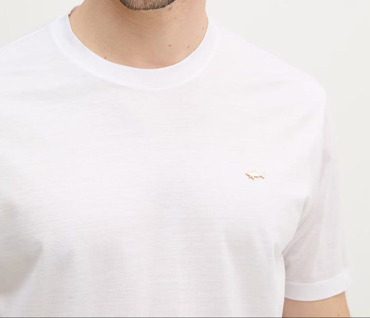 Paul & Shark Double Mercerised Cotton Jersey T-shirt | White