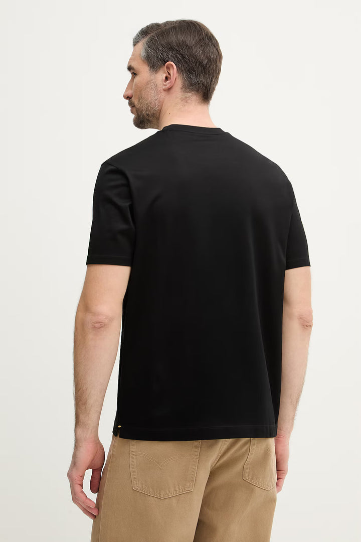 Paul & Shark Double Mercerised Cotton Jersey T-shirt | Black