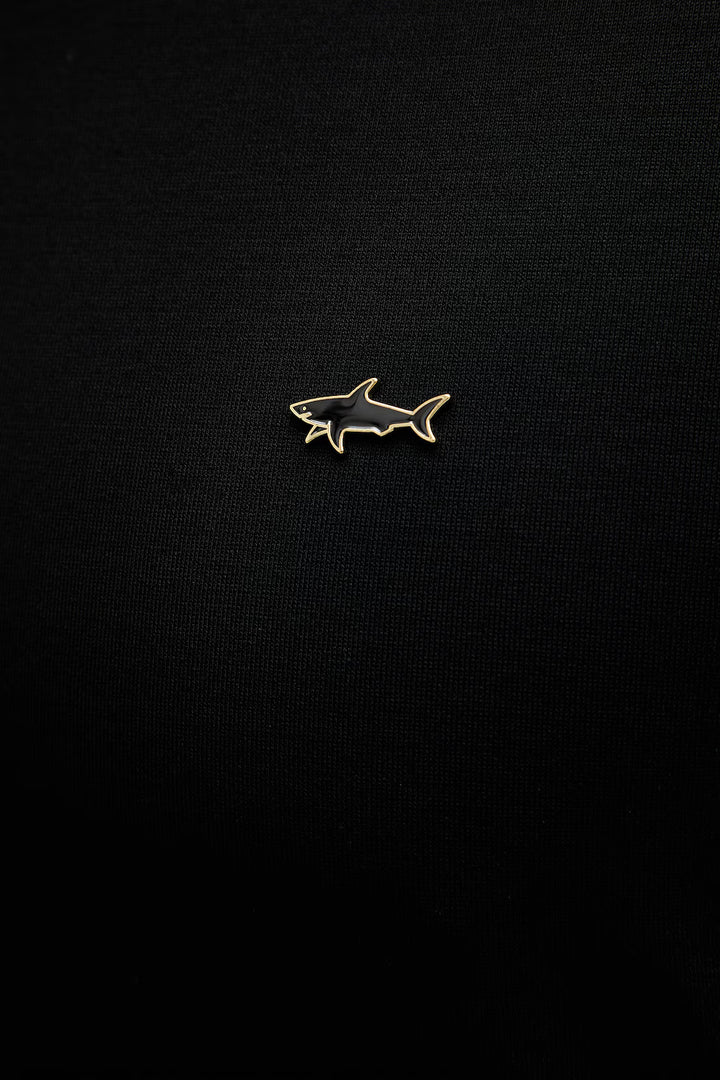 Paul & Shark Double Mercerised Cotton Jersey T-shirt | Black