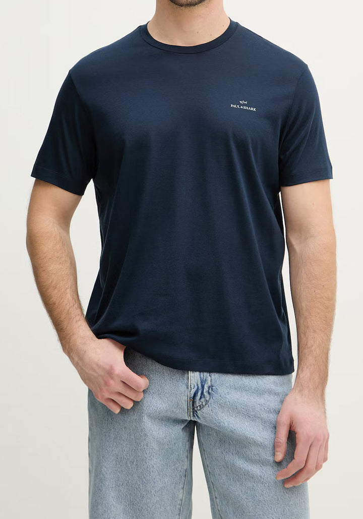 Paul & Shark XSoft Cotton Blend Jersey T-shirt | Navy