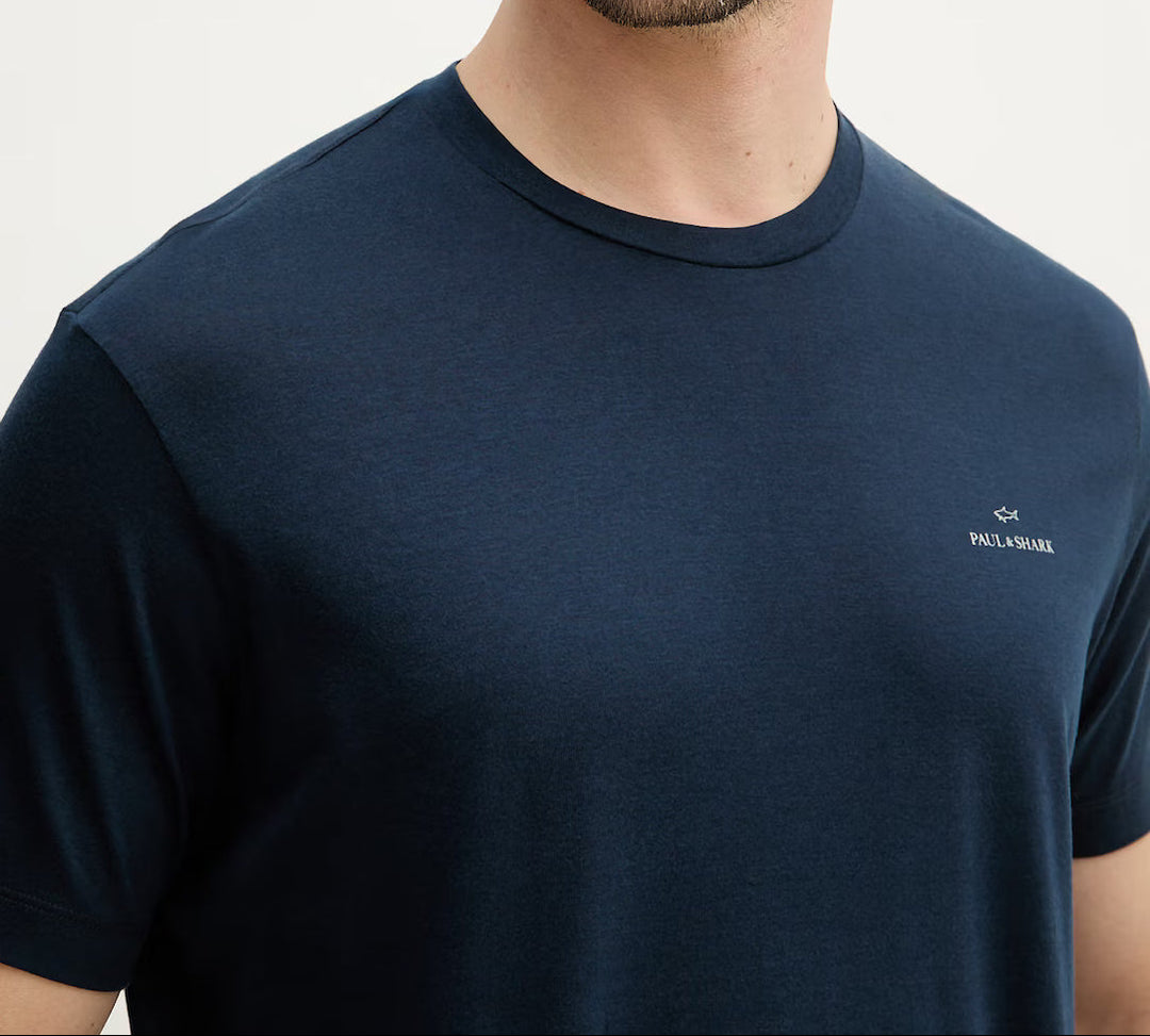 Paul & Shark XSoft Cotton Blend Jersey T-shirt | Navy