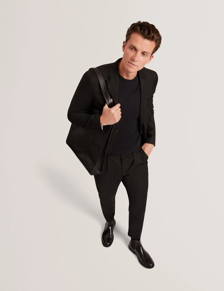 Ted Baker Konrad Soft Touch Crew Neck T-Shirt | Black