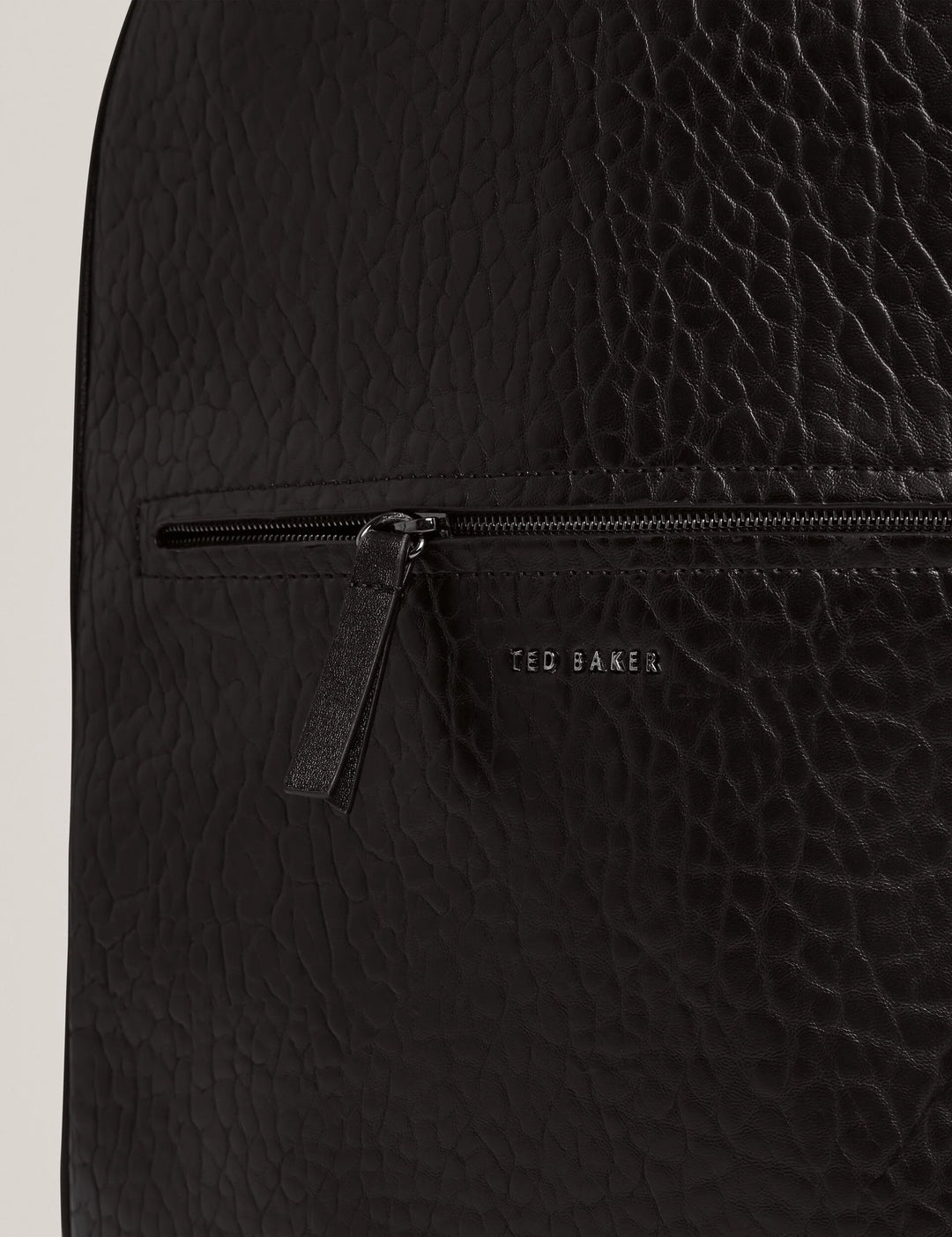 Ted Baker Periin Pebbled PU Backpack | Black