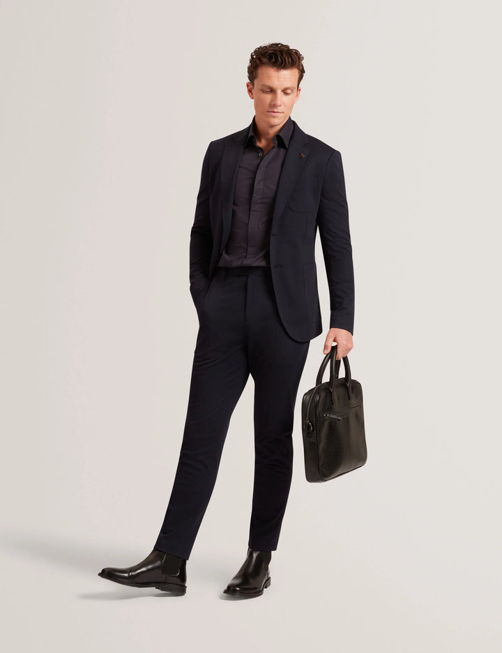 Ted Baker Tibor Regular Fit Smart Twill Shirt | Navy