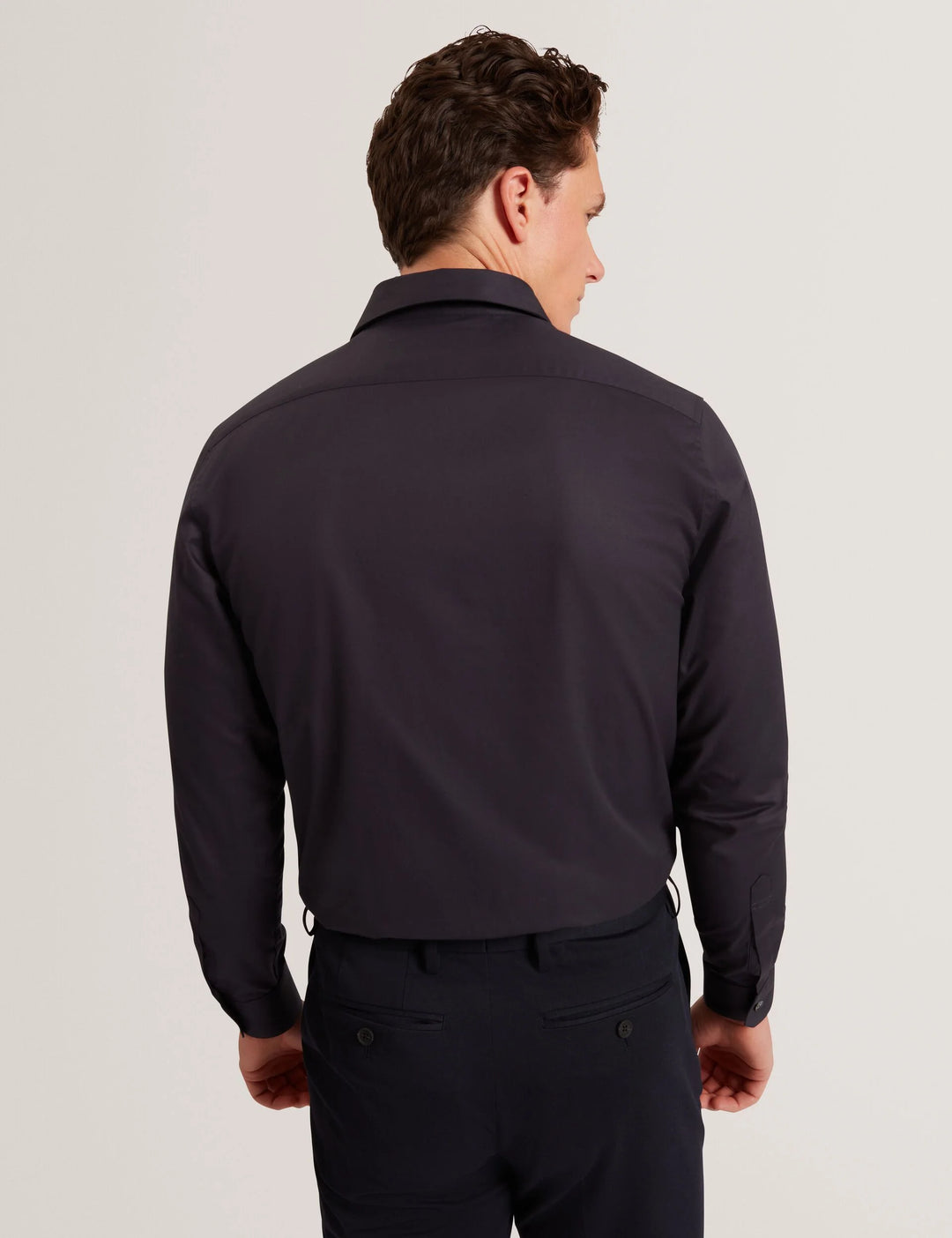 Ted Baker Tibor Regular Fit Smart Twill Shirt | Navy