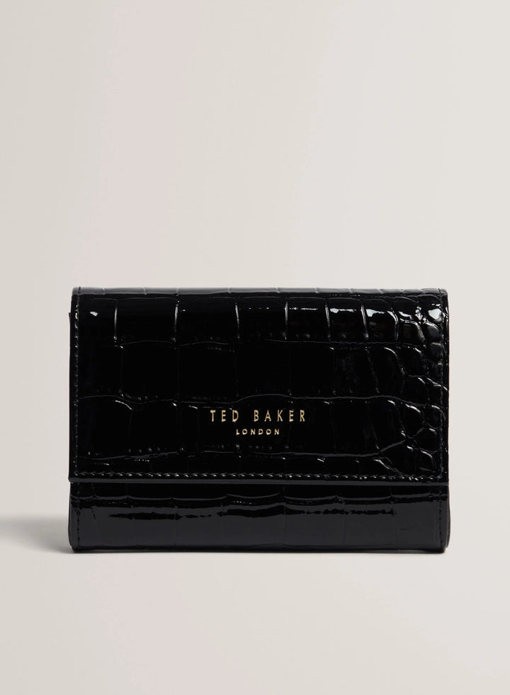Ted Baker Valliaa Croc Effect Small Purse | Black