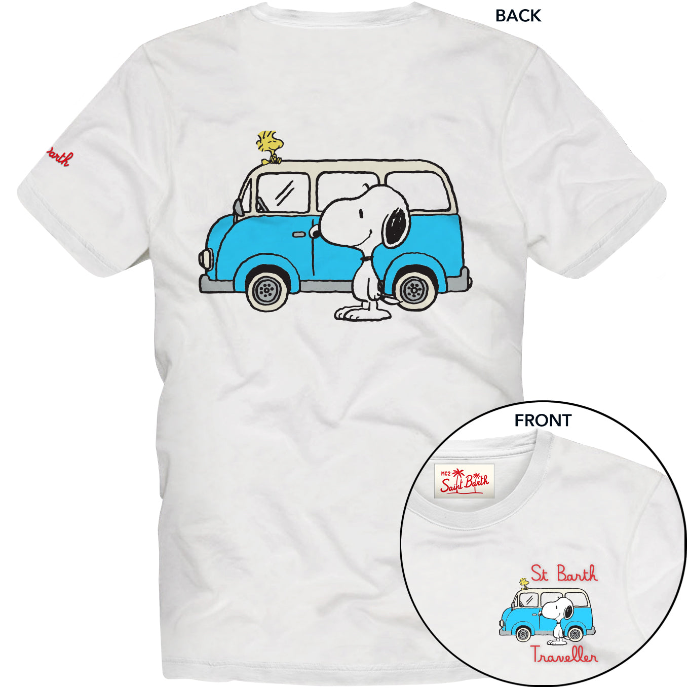 MC2 Saint Barth T-shirt Snoopy | White