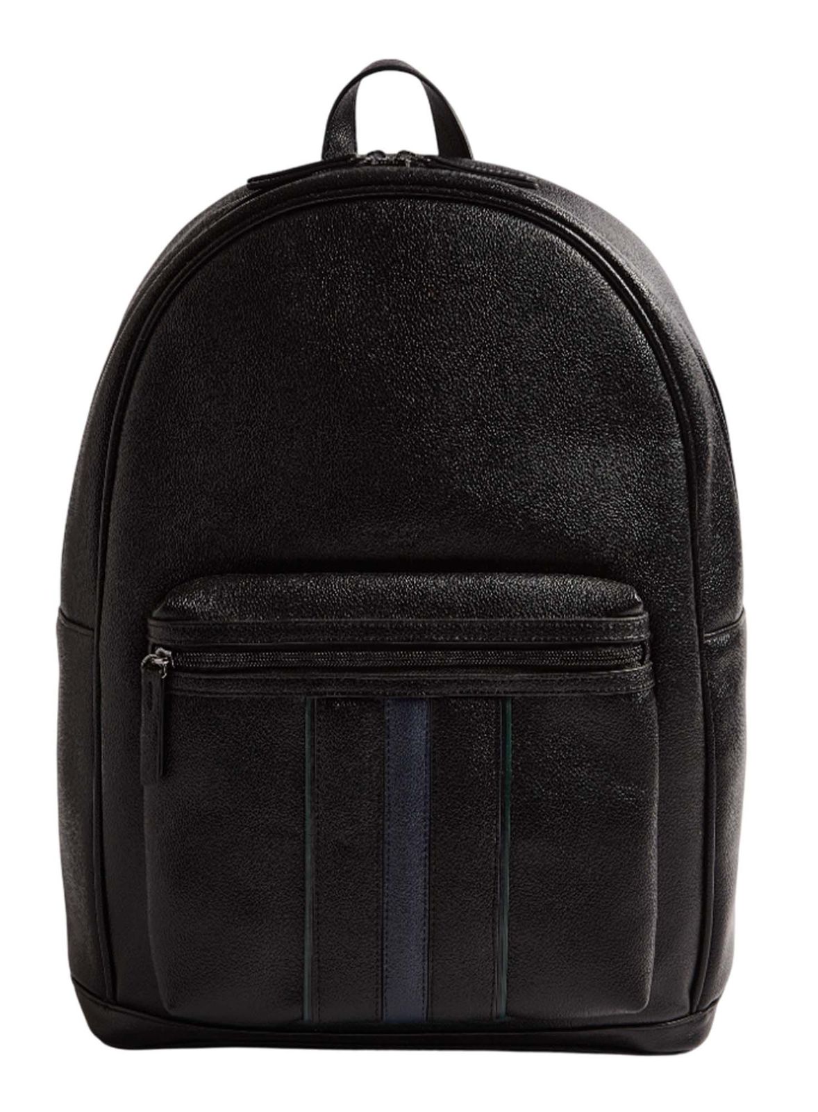 Ted Baker Keviin PU Stripe Backpack | Black