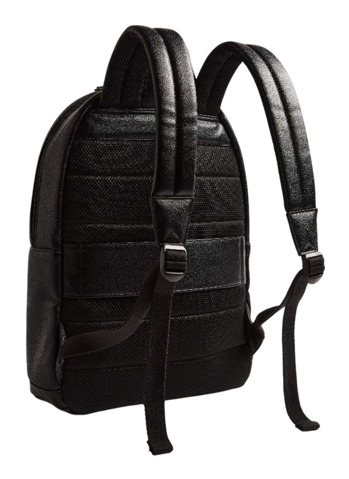 Ted Baker Keviin PU Stripe Backpack | Black
